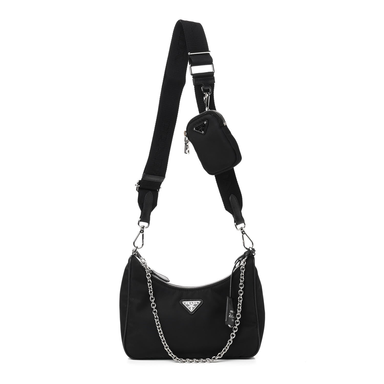Prada Nylon Re-Edition 2005 Shoulder Bag Black 1 of 9