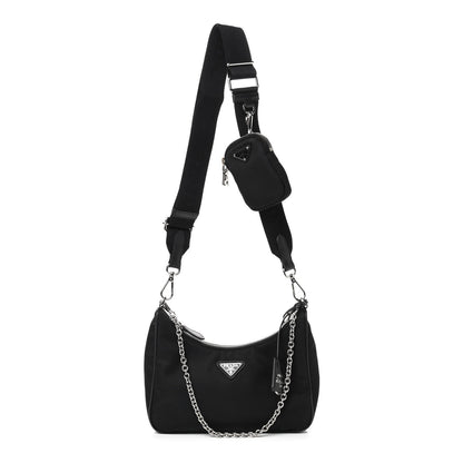 Prada Nylon Re-Edition 2005 Shoulder Bag Black 1 of 9