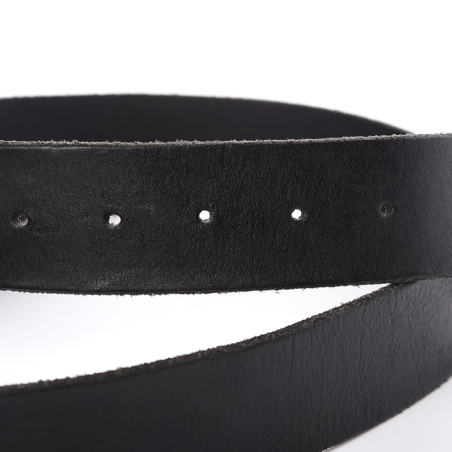 Gucci Faded Calfskin Double G 40mm Belt 100 40 Black 5 of 8