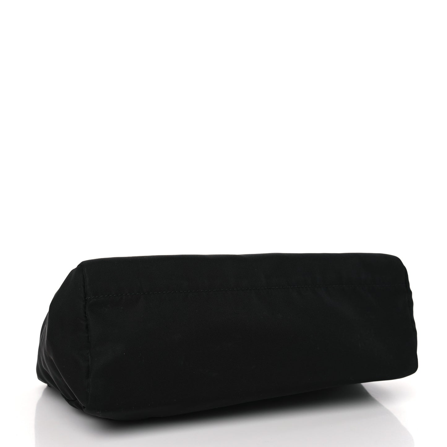 Nylon Tessuto Cosmetic Pouch Black