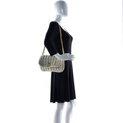 Bottega Veneta Jersey Crochet Shoulder Bag Plaster 3 of 10