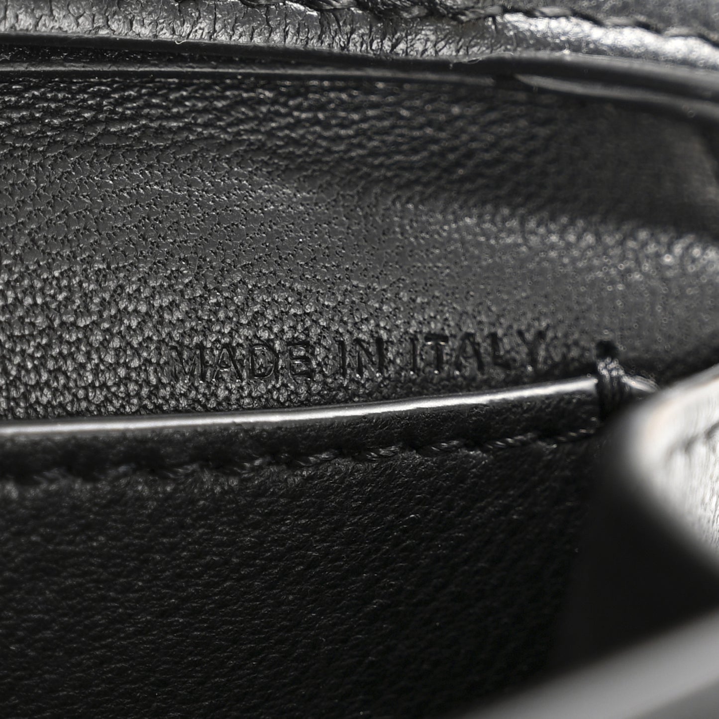 Calfskin Vlogo Micro Loco Shoulder Bag Black