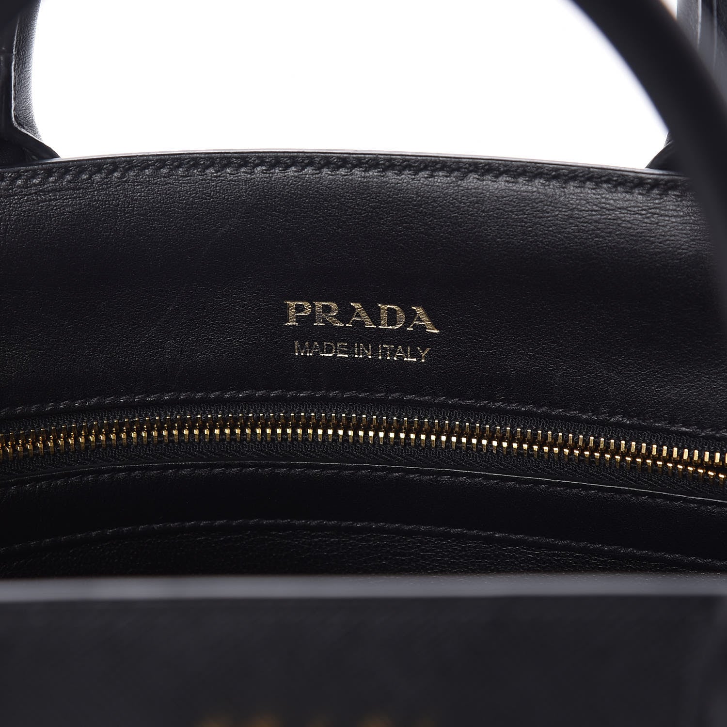 Prada Saffiano City Calfskin Medium Bibliothèque Top Handle Black 7 of 11
