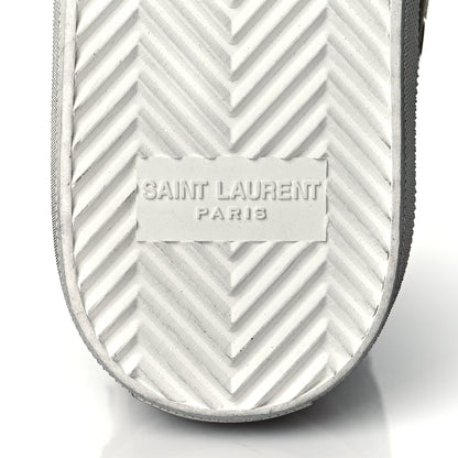 Saint Laurent Distressed Canvas Camouflage Print Bedford Hightop Sneakers 36 7 of 12