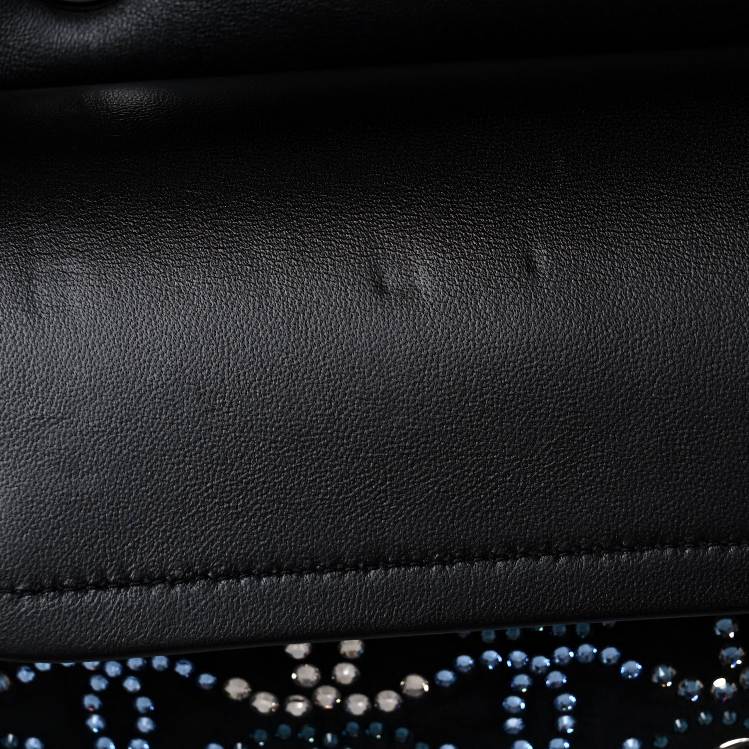 Chanel Velvet Crystal Medium Double Flap Black 12 of 12