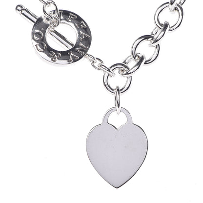 Tiffany Sterling Silver Heart Tag Toggle Necklace 4 of 6