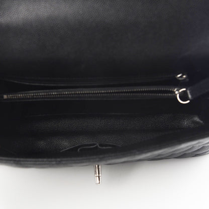 Chanel Caviar Lizard Quilted Small Coco Handle Flap Black 5 of 9