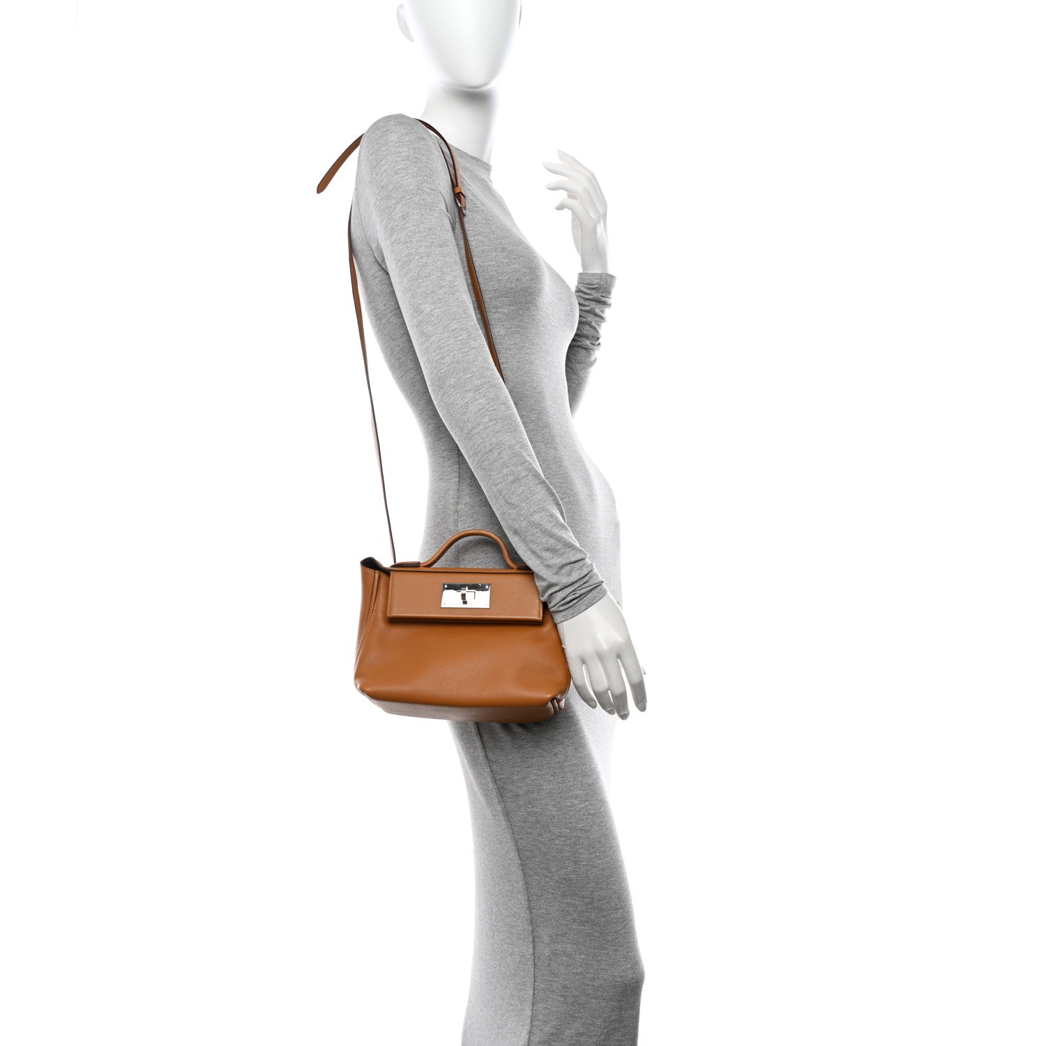 Hermes Evercolor Swift Verso 24/24 21 Sesame Rouge Sellier 2 of 10