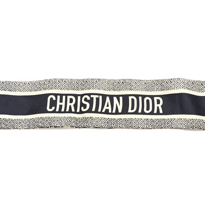Christian Dior Silk Plan De Paris Mitzah Scarf Beige Black 3 of 3
