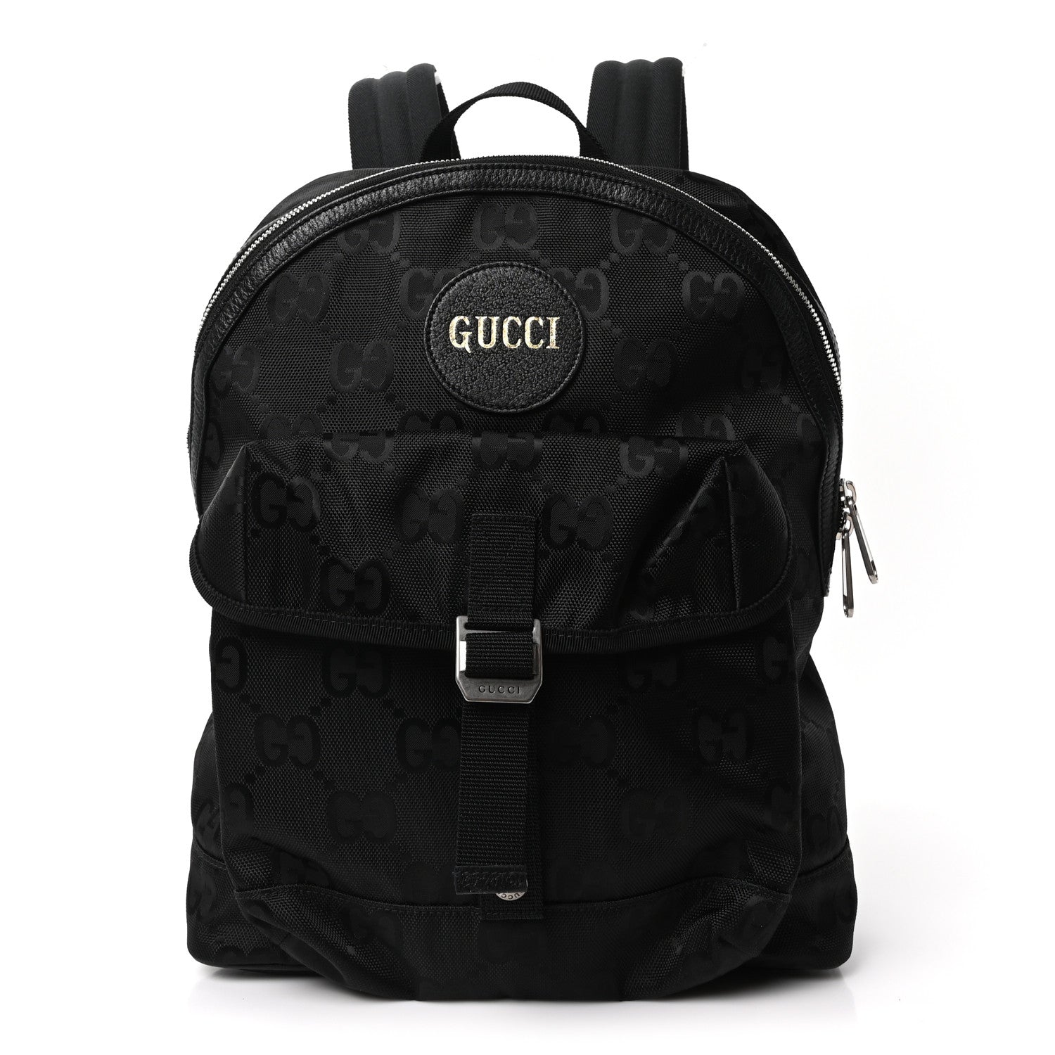 Gucci Econyl Nylon Monogram Off The Grid Backpack Black 1 of 10