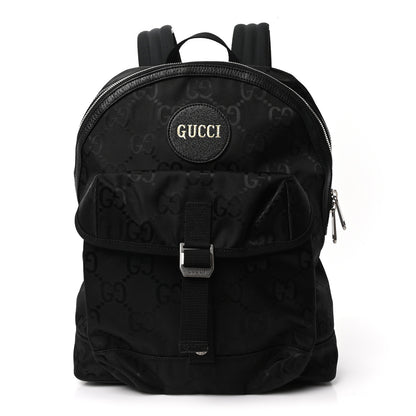 Gucci Econyl Nylon Monogram Off The Grid Backpack Black 1 of 10
