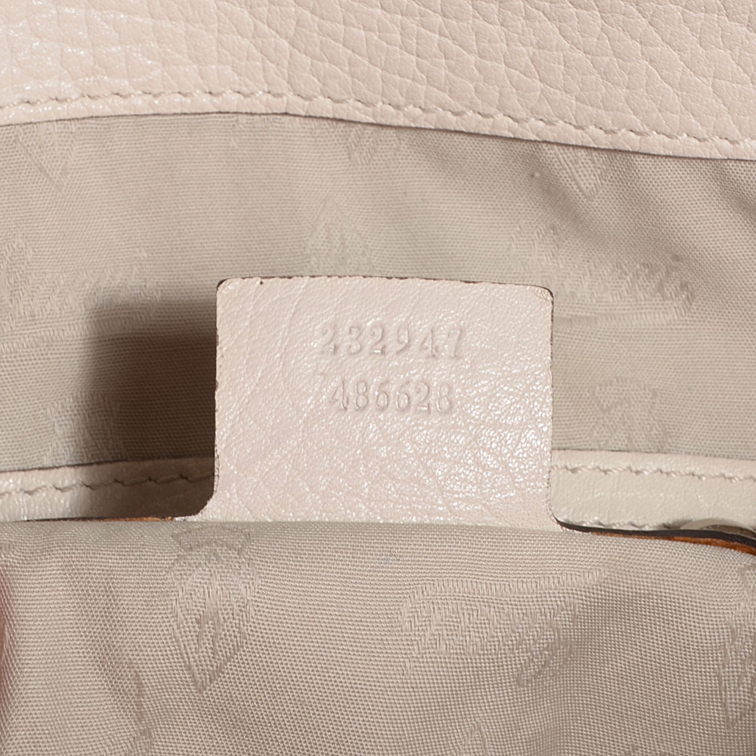 Gucci Monogram Bamboo Bar Medium Tote Off White 7 of 7