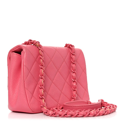 Chanel Caviar Quilted Mini Incognito Square Flap Pink 3 of 11