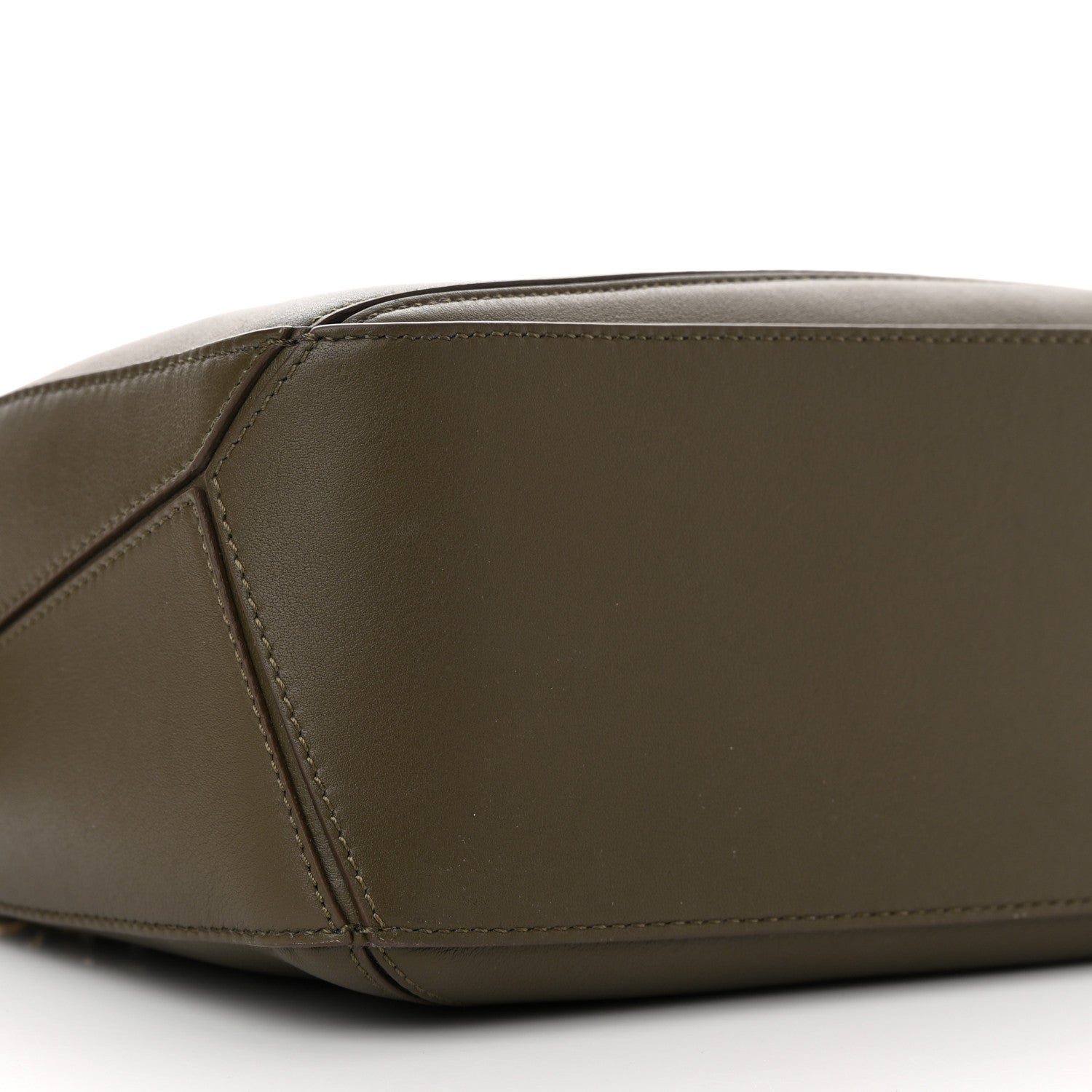 Loewe Calfskin Small Puzzle Bag Dark Khaki 7 of 9