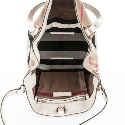 Burberry Canvas Mega Check Medium Maidstone White 5 of 8