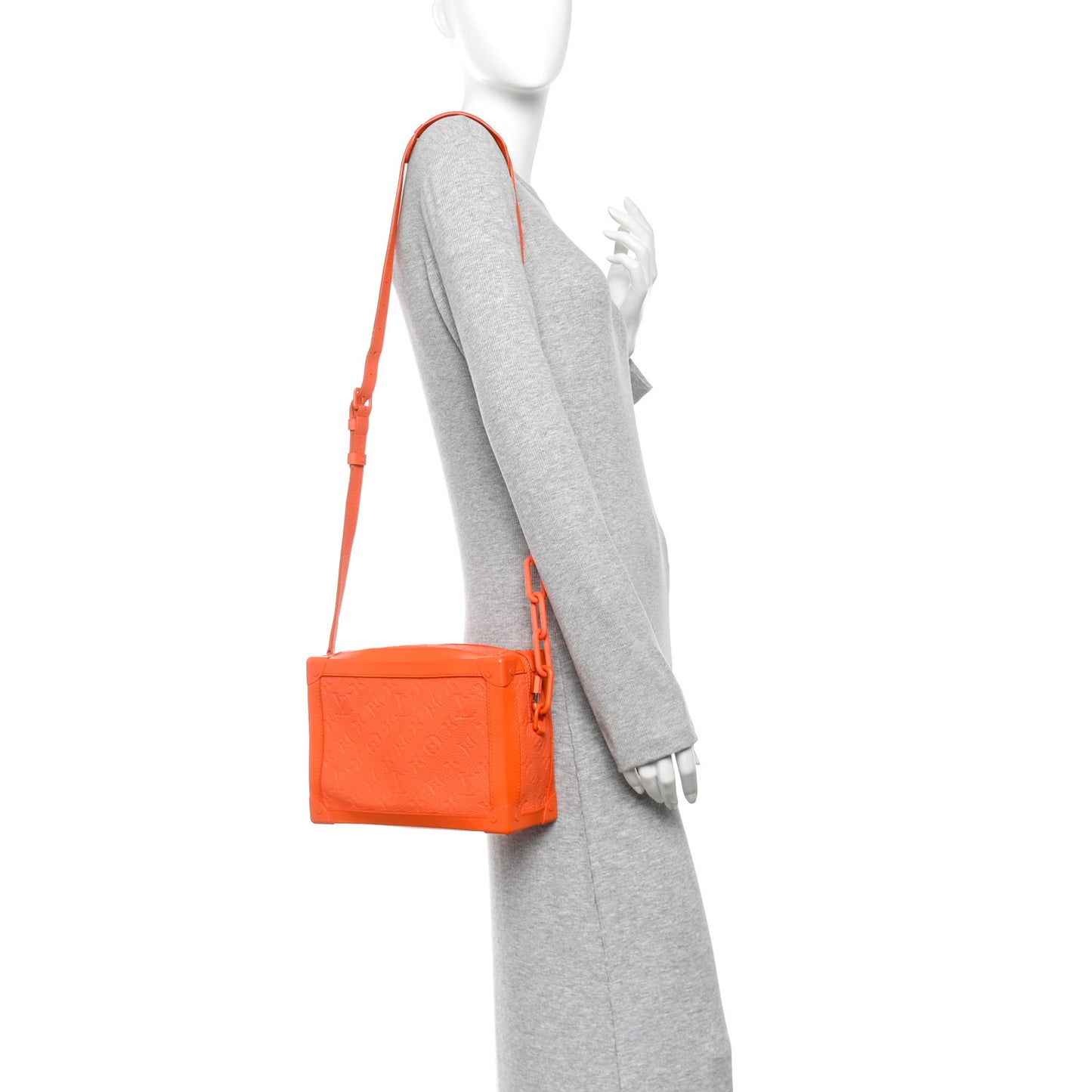 Taurillon Monogram Solar Ray Soft Trunk Orange