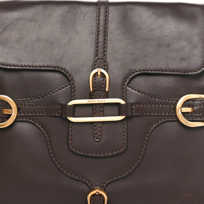 Jimmy Choo Calfskin Tulita Brown 7 of 10