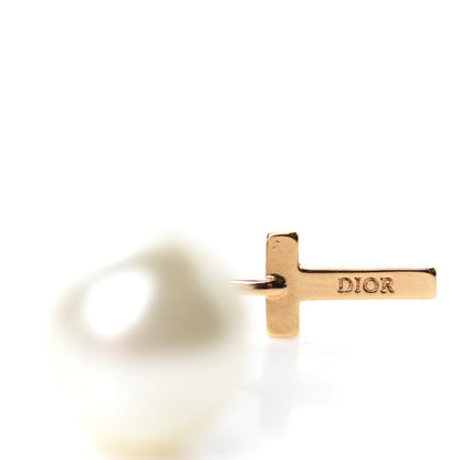 Christian Dior Pearl My ABCDior T Tribale Earring Gold 4 of 5