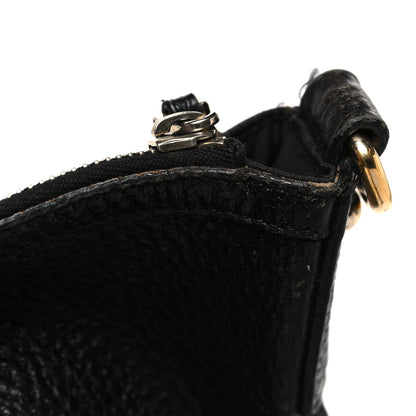 Gucci Pebbled Calfskin Web Blondie Hobo Black Beige 11 of 13