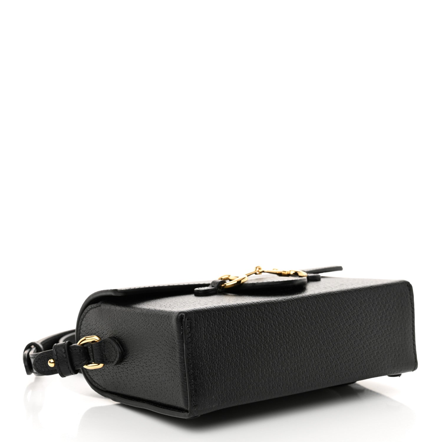 Gucci Calfskin Horsebit 1955 Shoulder Bag Black 4 of 10