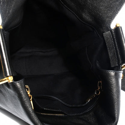 Chloe Sheepskin Vanessa Chain Shoulder Bag Black 5 of 9