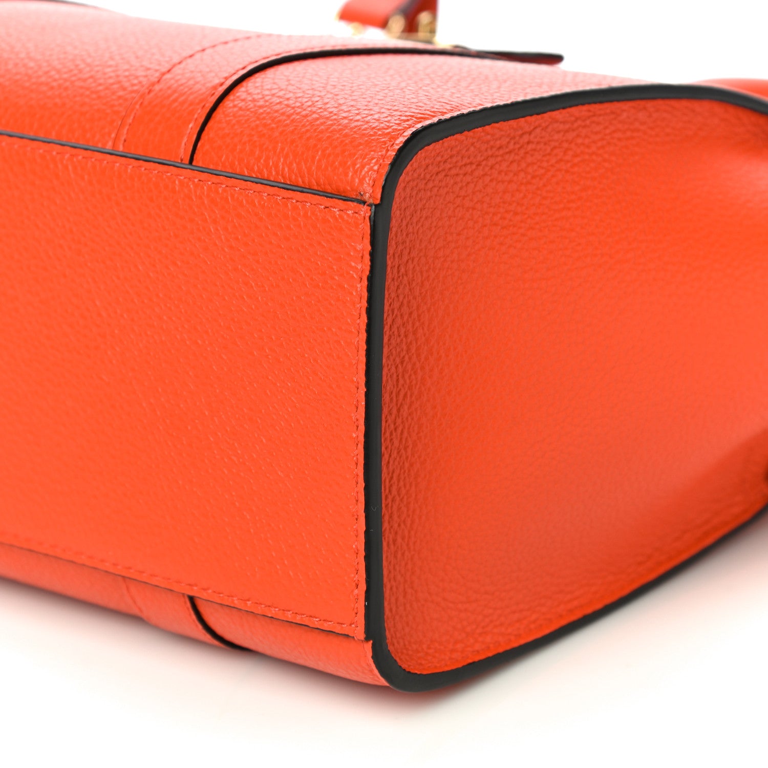 Mulberry Classic Grain Calfskin Small Bayswater Zip Tote Orange 8 of 8