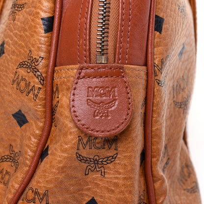 MCM Visetos Bowler Bag Cognac 10 of 10