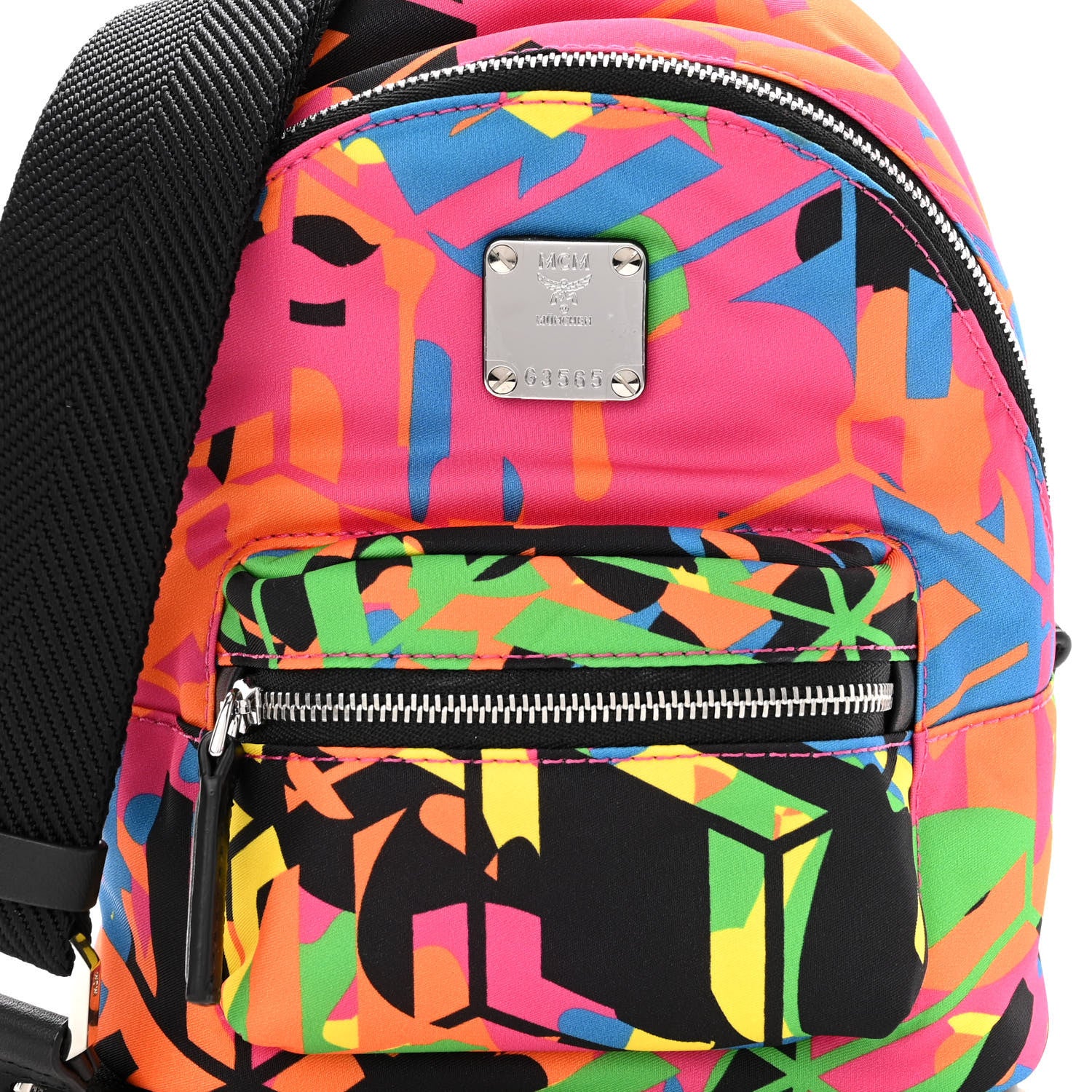 MCM Nyon Mini Stark Crossbody Backpack Multicolor 7 of 9