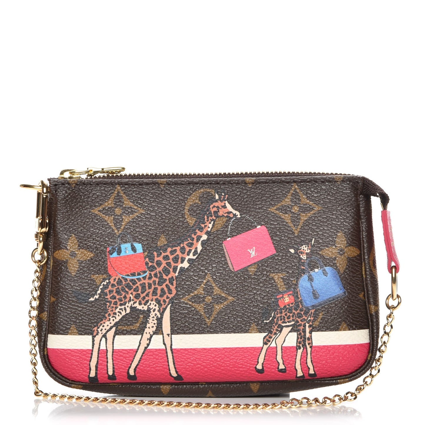 Monogram 2017 Christmas Animation Mini Pochette Accessories