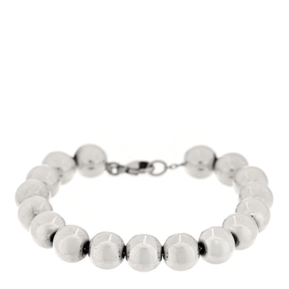 Tiffany Sterling Silver 10mm HardWear Ball Bracelet 1 of 3