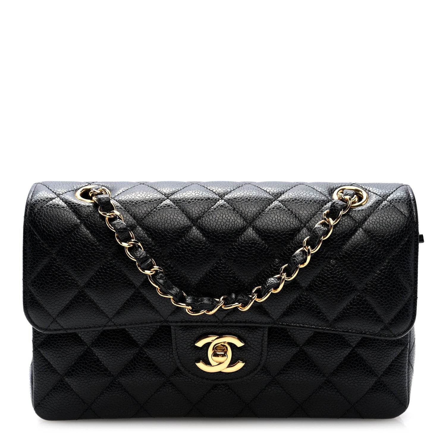 Chanel Caviar Quilted Small Double Flap Black 1 of 10