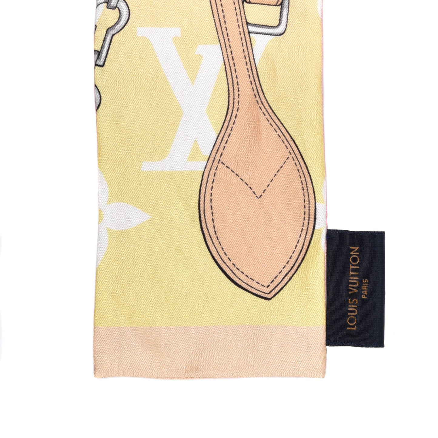 Silk Monogram Gradient By The Pool Bandeau Pink