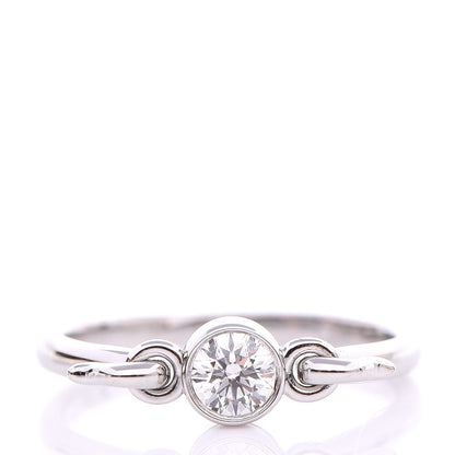 Tiffany Platinum Diamond Elsa Peretti Swan Ring 5.25 1 of 5