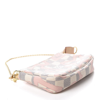 Louis Vuitton Damier Azur Tahitienne Mini Pochette Accessories 4 of 11