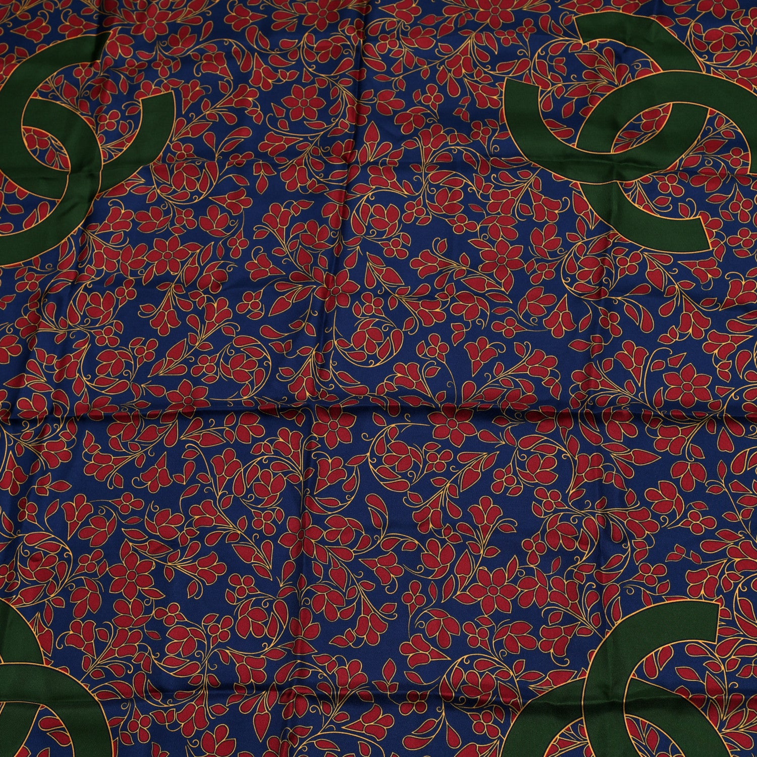 Chanel Silk CC Square Scarf Multicolor 3 of 4
