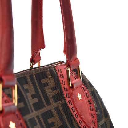 Fendi Zucca Grommet Bag De Jour Tobacco Red 9 of 17