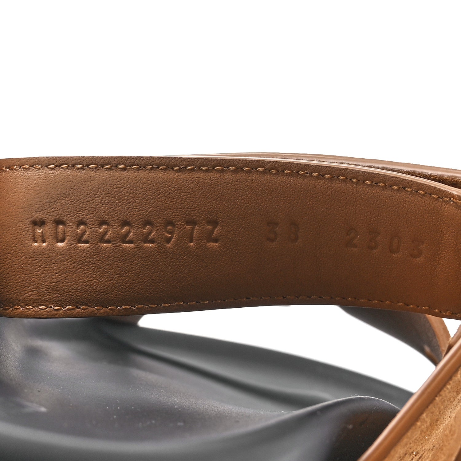 Hermes Suede Goatskin Womens Chypre Sandals 38 Naturel 8 of 8