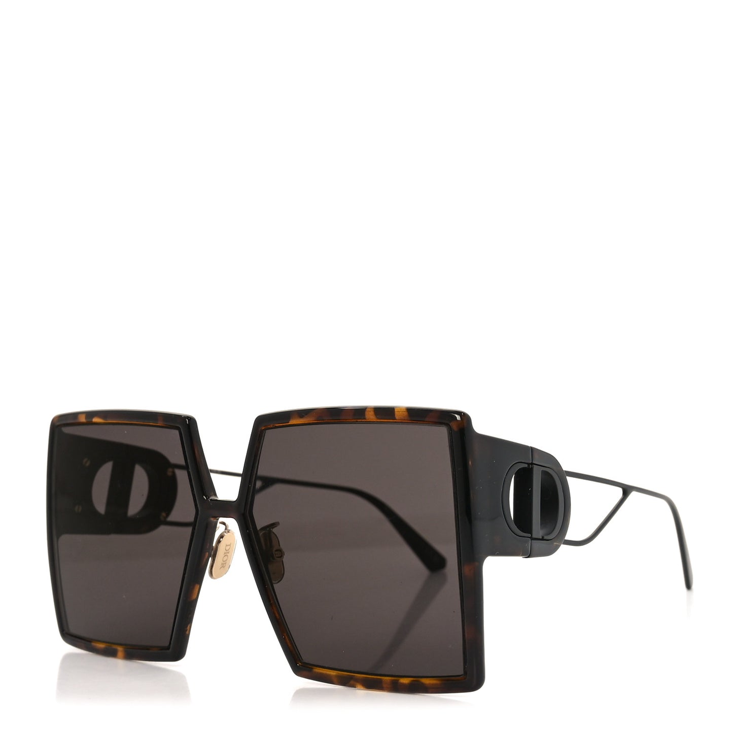 Acetate Square 30 Montaigne Sunglasses Tortoise