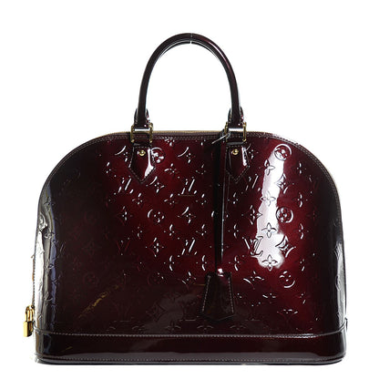 Louis Vuitton Vernis Alma GM Amarante 1 of 7