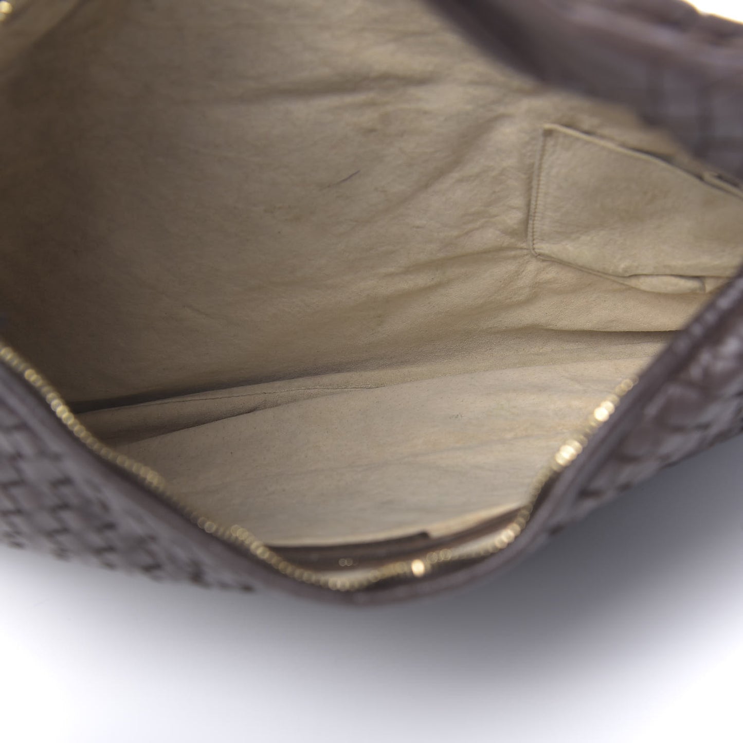 Nappa Intrecciato Large Veneta Hobo Ebano