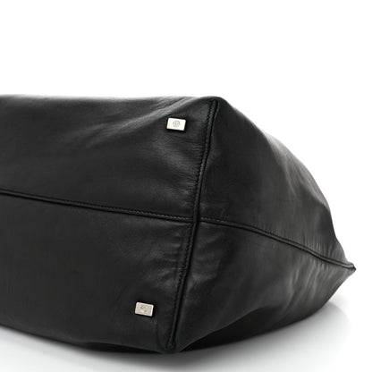 The Row Calfskin Double Circle Bag Black 9 of 11