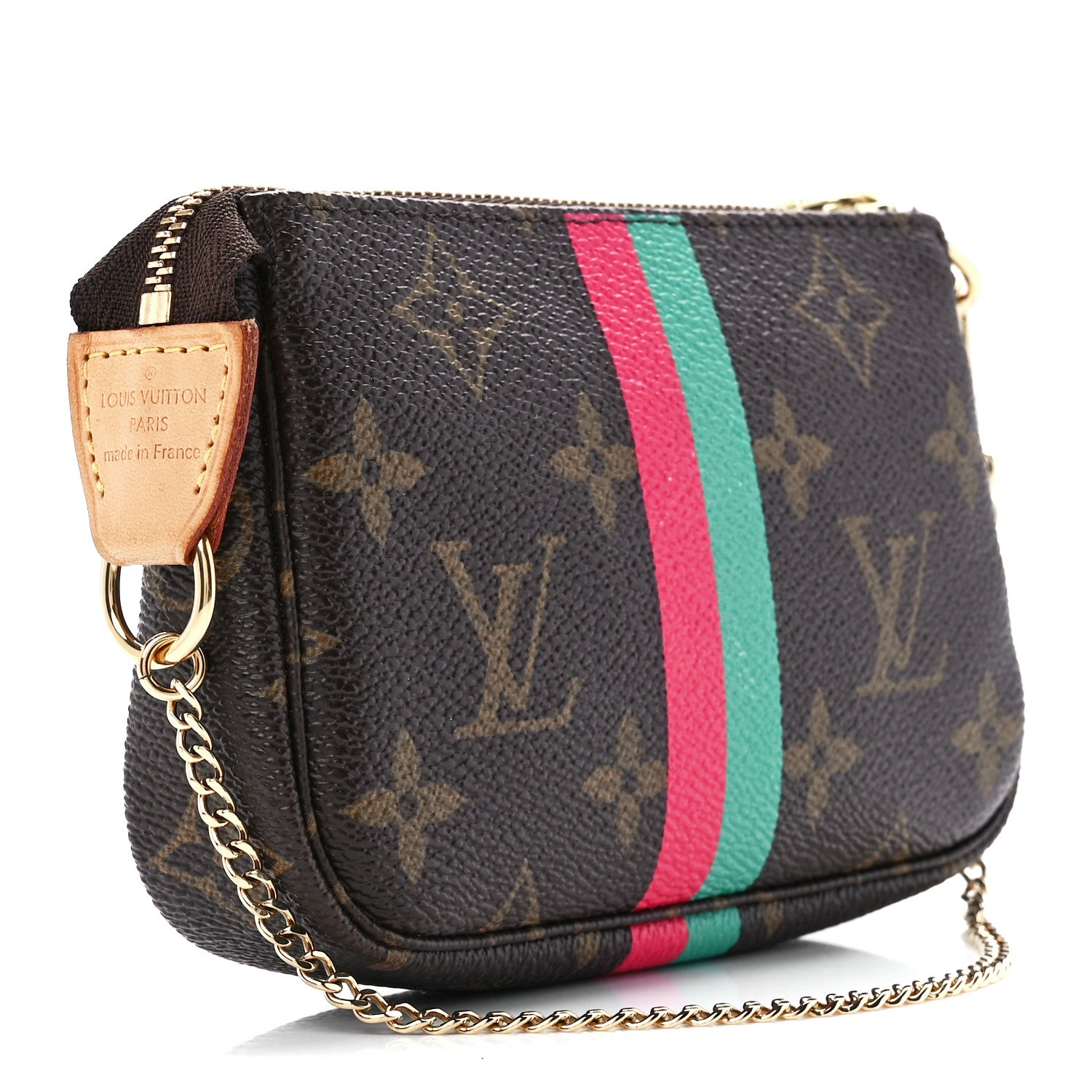 Louis Vuitton Monogram My LV Heritage Mini Pochette Accessories Vert Fuchsia 3 of 11