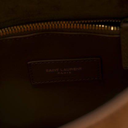 Saint Laurent Suede Small Le 5 A 7 Soft Hobo Snuff 6 of 9