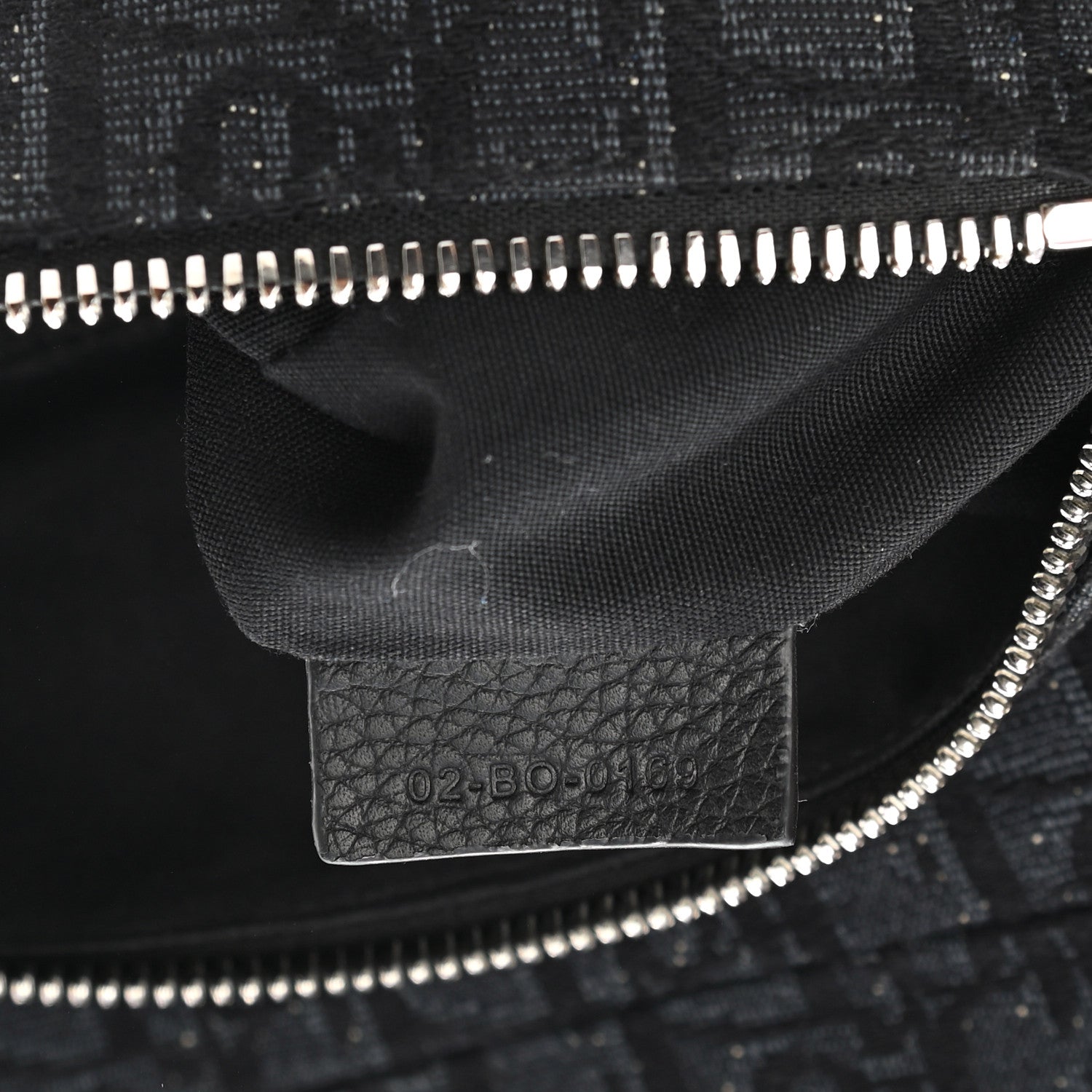 Christian Dior Oblique Mens Saddle Bag Black Blue 7 of 12