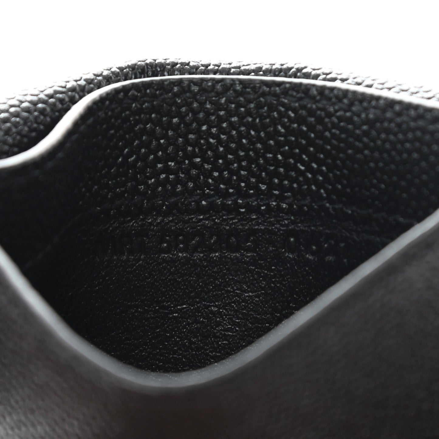 Grain de Poudre Uptown Card Holder Black