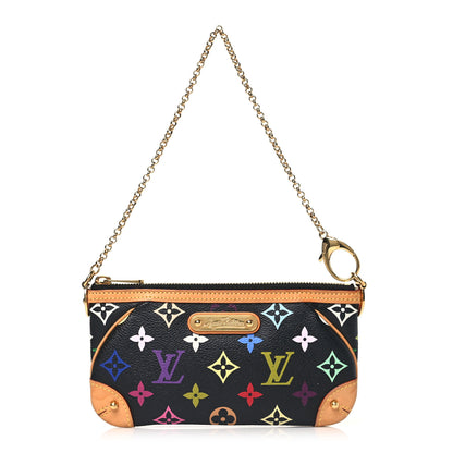 Louis Vuitton Monogram Multicolor Pochette Milla MM Black 1 of 9