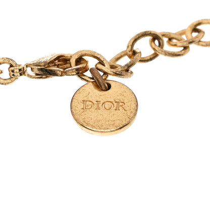 Christian Dior Metal Crystal Pearl Dio(r)evolution Bracelet Gold 4 of 4