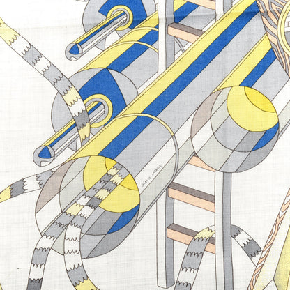 Hermes Cashmere Silk Point D'Orgue Scarf 140 3 of 4