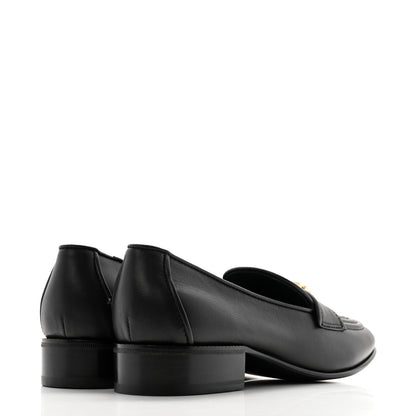 Chanel Lambskin Quilted Boy Loafers 38.5 Black 4 of 8