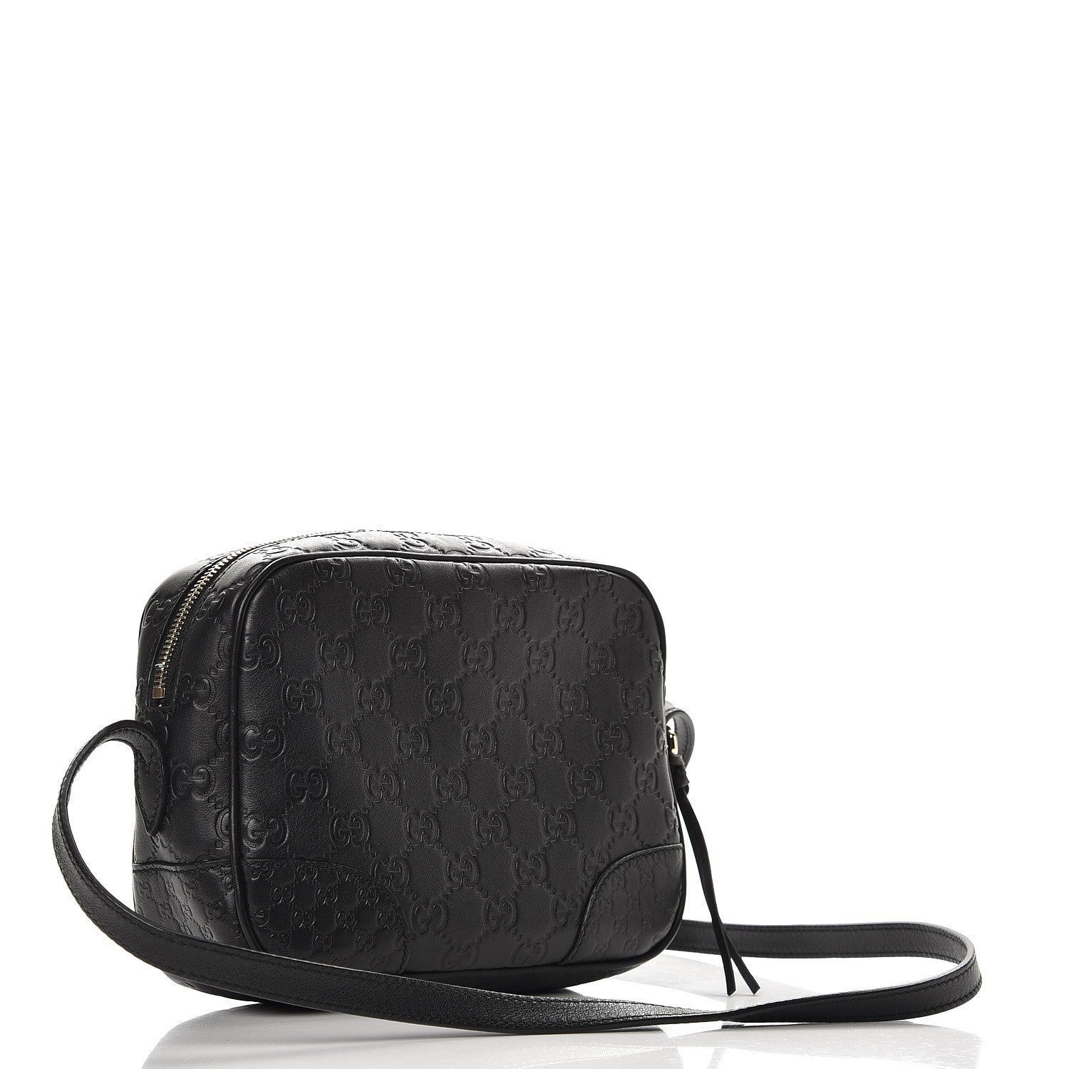 Gucci Guccissima Mini Bree Messenger Bag Black 3 of 7